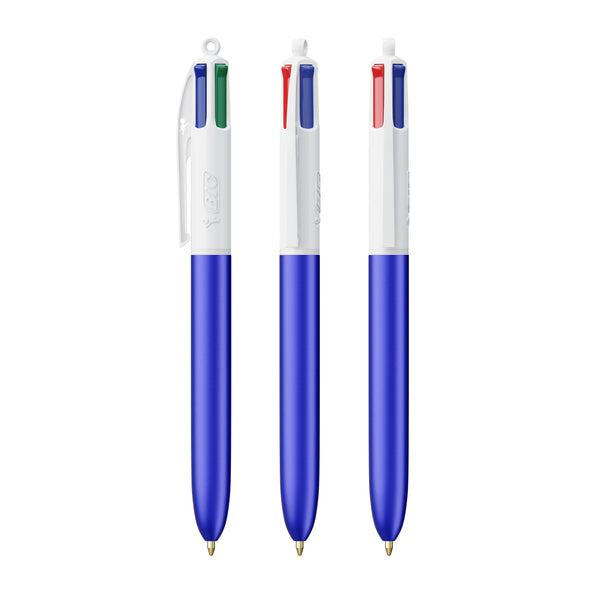 BIC® 4 Colours® Glacé personalizzata — Glacé blu - bianco