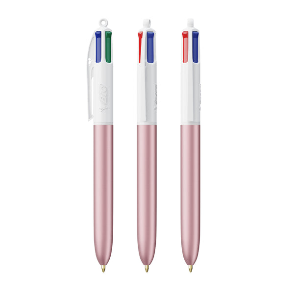 BIC® 4 Colours® Glacé personalizzata — Glacé rosa - bianco