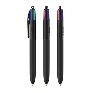 BIC® 4 Colours® Soft personalizzata — Nero morbido