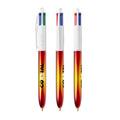 BIC® 4 Colours® Flags Collection personalizzata — Rosso - giallo - rosso (esempio di personalizzazione)