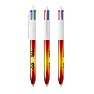 BIC® 4 Colours® Flags Collection personalizzata — Rosso - giallo - rosso (esempio di personalizzazione)
