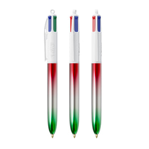 BIC® 4 Colours® Flags Collection personalizzata — verde - argento - Rosso