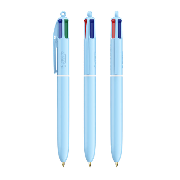 BIC® 4 Colours® Pastel personalizzata — Azzurro Pastel