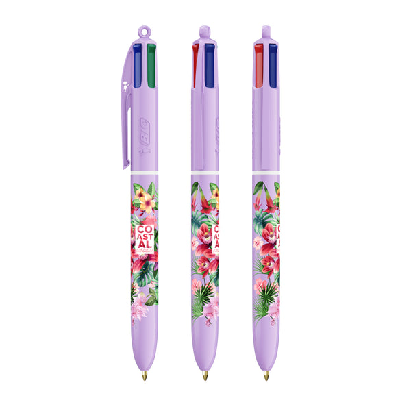 BIC® 4 Colours® Pastel personalizzata — Viola Pastello (esempio di personalizzazione)
