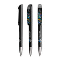 BIC® Super Clip Advance personalizzata — Nero / Inchiostro Blu (esempio di personalizzazione)