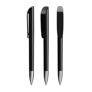 BIC® Super Clip Advance personalizzata — Nero / Inchiostro Blu