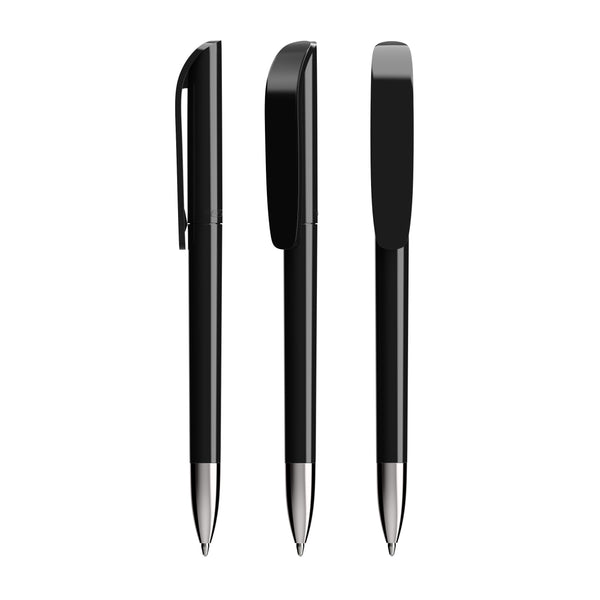 BIC® Super Clip Advance personalizzata — Nero / Inchiostro Blu
