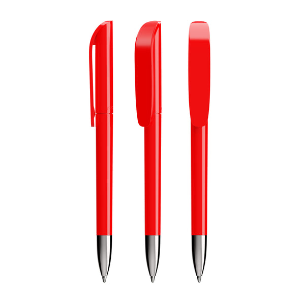 BIC® Super Clip Advance personalizzata — Rosso / Inchiostro Blu