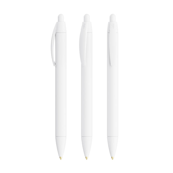 BIC® Wide Body personalizzata — Bianco / Inchiostro Blu