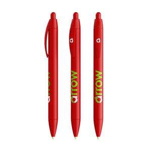 BIC® Wide Body personalizzata — Rosso / Inchiostro Blu (esempio di personalizzazione)