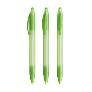 BIC® Wide Body personalizzata — Verde Frosted / Inchiostro Blu