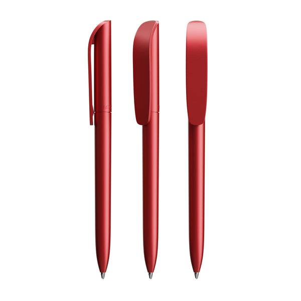 BIC® Super Clip Glacé personalizzata — Glacé rosso / Inchiostro Nero