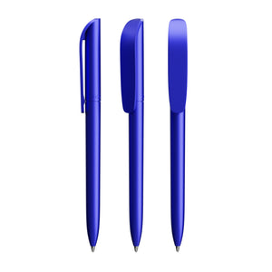 BIC® Super Clip Glacé personalizzata — Glacé blu / Inchiostro Nero