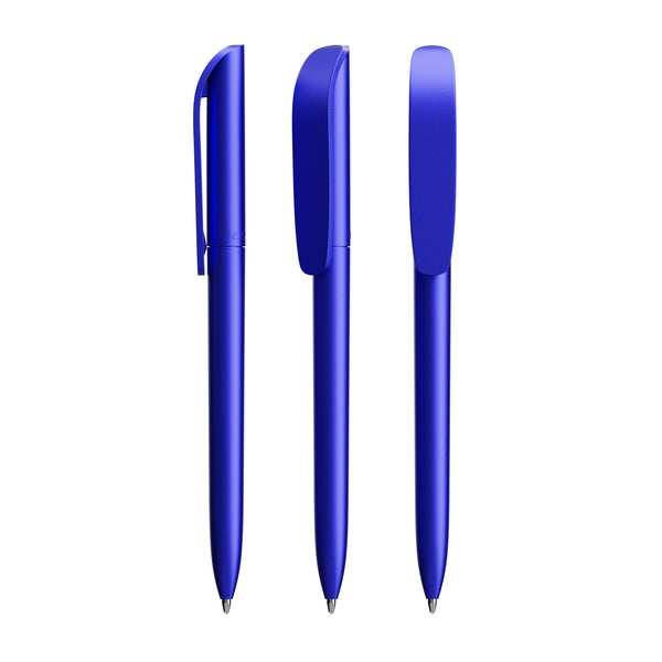 BIC® Super Clip Glacé personalizzata — Glacé blu / Inchiostro Nero