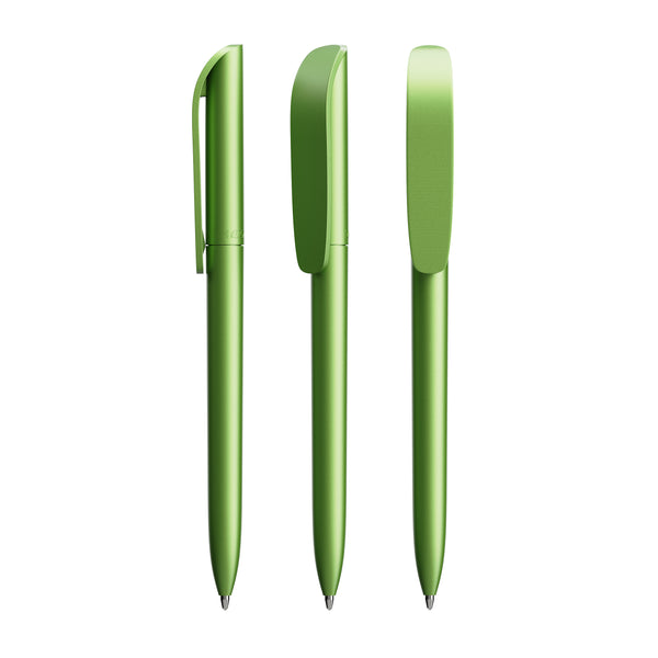 BIC® Super Clip Glacé personalizzata — Glacé verde / Inchiostro Nero