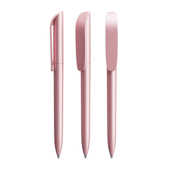 BIC® Super Clip Glacé personalizzata — Glacé rosa / Inchiostro Nero
