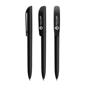 BIC® Super Clip Soft personalizzata — Nero morbido / Inchiostro Nero (esempio di personalizzazione)