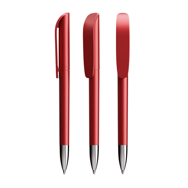 BIC® Super Clip Glacé Advance personalizzata — Glacé rosso / Inchiostro Nero