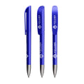 BIC® Super Clip Glacé Advance personalizzata — Glacé blu / Inchiostro Nero (esempio di personalizzazione)