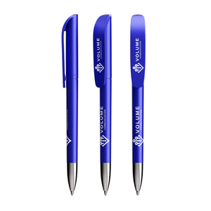BIC® Super Clip Glacé Advance personalizzata — Glacé blu / Inchiostro Nero (esempio di personalizzazione)