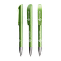 BIC® Super Clip Glacé Advance personalizzata — Glacé verde / Inchiostro Nero (esempio di personalizzazione)