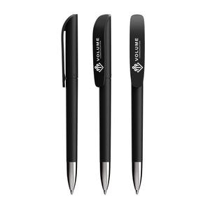 BIC® Super Clip Soft Advance personalizzata — Nero morbido / Inchiostro Nero (esempio di personalizzazione)