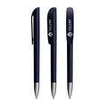 BIC® Super Clip Soft Advance personalizzata — Morbida marina / Inchiostro Nero (esempio di personalizzazione)