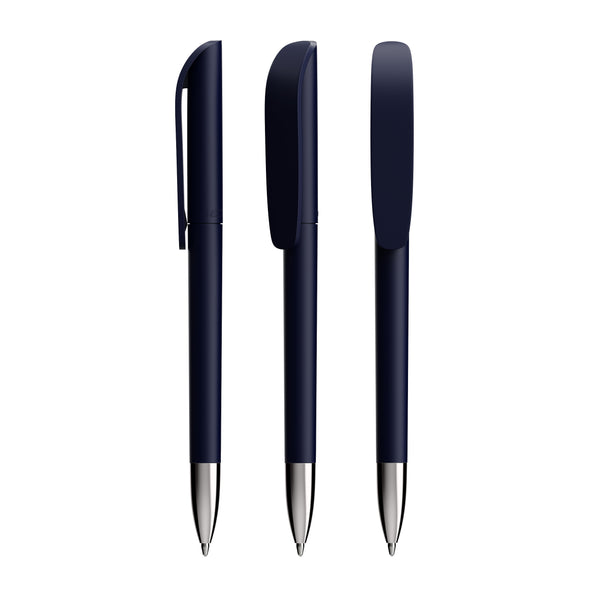BIC® Super Clip Soft Advance personalizzata — Morbida marina / Inchiostro Nero