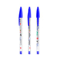 BIC® Cristal® Expression personalizzata — Blu / Inchiostro Blu (esempio di personalizzazione)