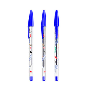 BIC® Cristal® Expression personalizzata — Blu / Inchiostro Blu (esempio di personalizzazione)
