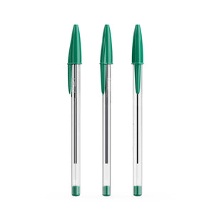 BIC® Cristal® Expression personalizzata — Verde / Inchiostro verde