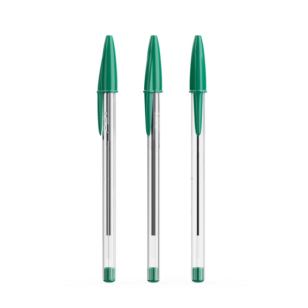 BIC® Cristal® Expression personalizzata — Verde / Inchiostro verde