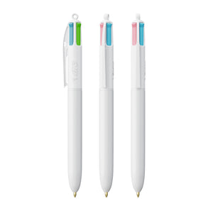 BIC® 4 Colours® Fashion personalizzata — Bianco