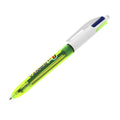 BIC® 4 Colours® Fluo personalizzata — Clear Giallo (esempio di personalizzazione)