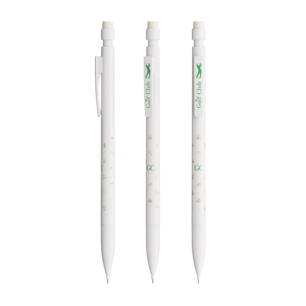 BIC® Matic portamine personalizzato — Bianco / Grafite (esempio di personalizzazione)