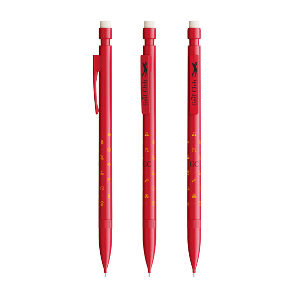 BIC® Matic portamine personalizzato — Rosso / Grafite (esempio di personalizzazione)