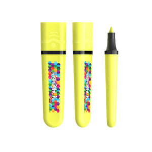 BIC® Highlighter Flat personalizzato — Giallo (esempio di personalizzazione)