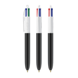 BIC® 4 Colours® ECO personalizzata — Bianco/nero ECO