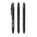 BIC® 4 Colours® ECO personalizzata — Nero Riciclato (esempio di personalizzazione)