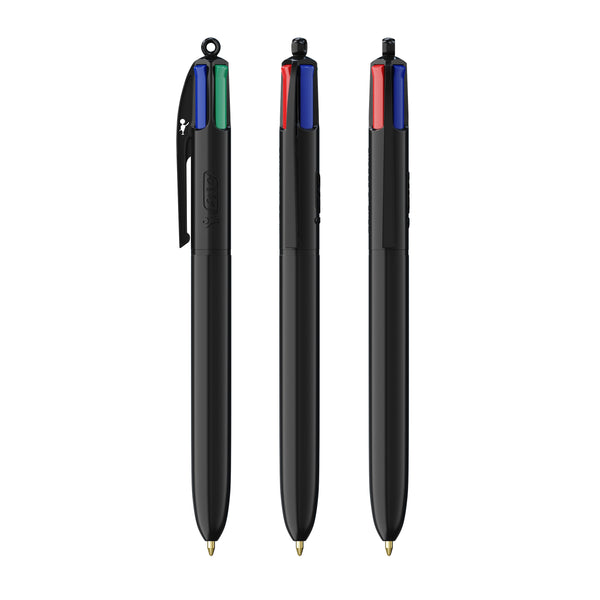 BIC® 4 Colours® ECO personalizzata — Nero Riciclato