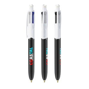 BIC® 4 Colours® 3+1 Inspire ECO personalizzata — Nero ECO (esempio di personalizzazione)