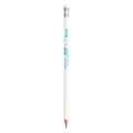 BIC® Evolution® Ecolutions® con gomma personalizzata — Bianco / Temperata (esempio di personalizzazione)