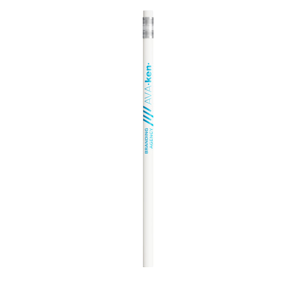 BIC® Evolution® Ecolutions® con gomma personalizzata — Bianco / Non Temperata (esempio di personalizzazione)