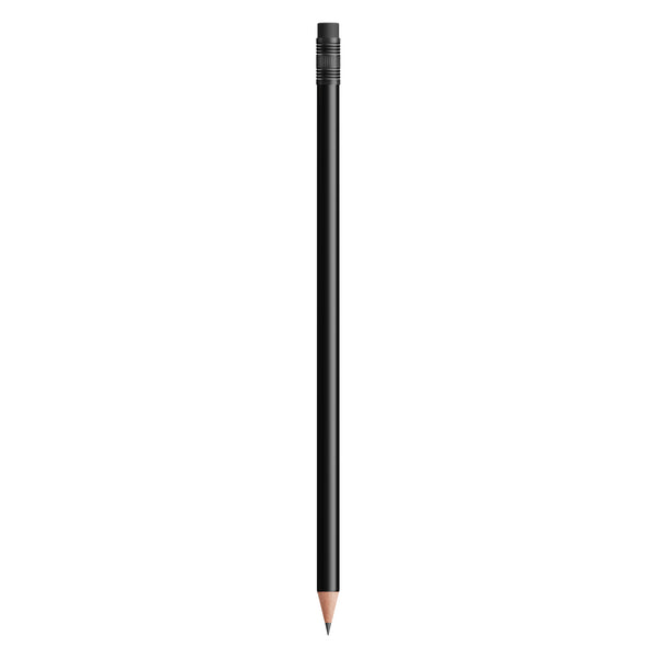 BIC® Evolution® Ecolutions® con gomma personalizzata — Nero / Temperata