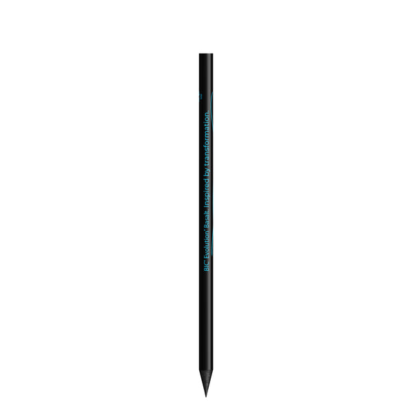 BIC® Evolution® Basalt senza gomma personalizzata — Nero / Temperata (esempio di personalizzazione)