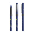 BIC® Grip Roller personalizzata — Navy Blue - Chrome - Blue Ink / Inchiostro Blu (esempio di personalizzazione)