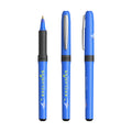 BIC® Grip Roller personalizzata — Blu chiaro - Chrome - Inchiostro nero (esempio di personalizzazione)