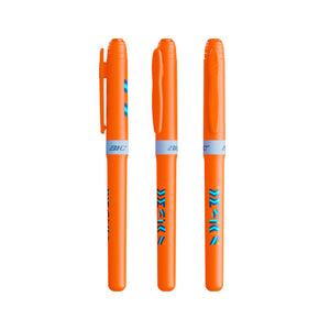 BIC® Brite Liner® Grip personalizzato — Arancione (esempio di personalizzazione)