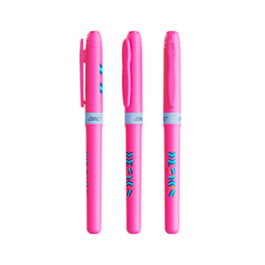 BIC® Brite Liner® Grip personalizzato — Rosa (esempio di personalizzazione)