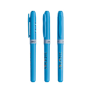 BIC® Brite Liner® Grip personalizzato — Azzurro (esempio di personalizzazione)